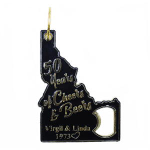 50 years of cheers Custom bottle opener keychain