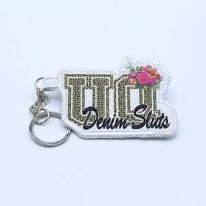 Denim Sluts Custom Sublimated Keychain