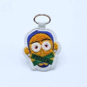Motal King Custom Chenille Keychain