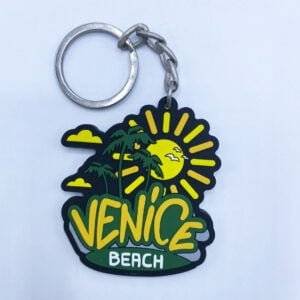 Venice Beach Custom PVC Keychain