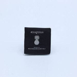Straight Work Custom Woven Label