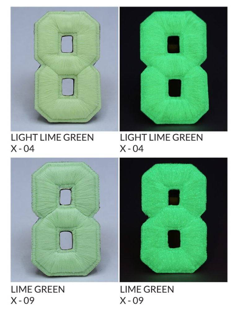 Light Lime Green Lime Green Thread Colors Chart